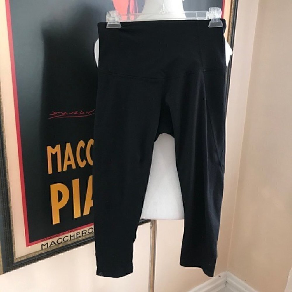 Zella Versatile Solid Black 'Hatha' High Waist Cr… - image 2